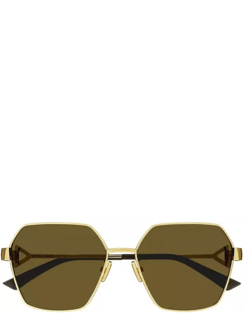 Bottega Veneta Eyewear Geometric Frame Sunglasses Sunglasse