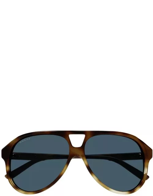 Gucci Eyewear Aviator Frame Sunglasses Sunglasse
