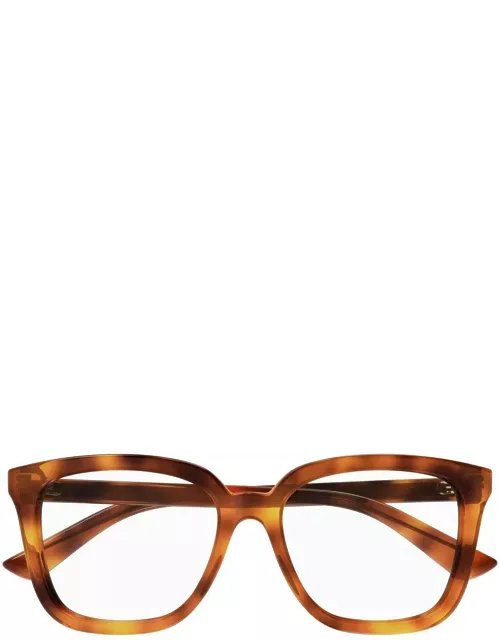 Gucci Eyewear Panthos Frame Glasses Glasse