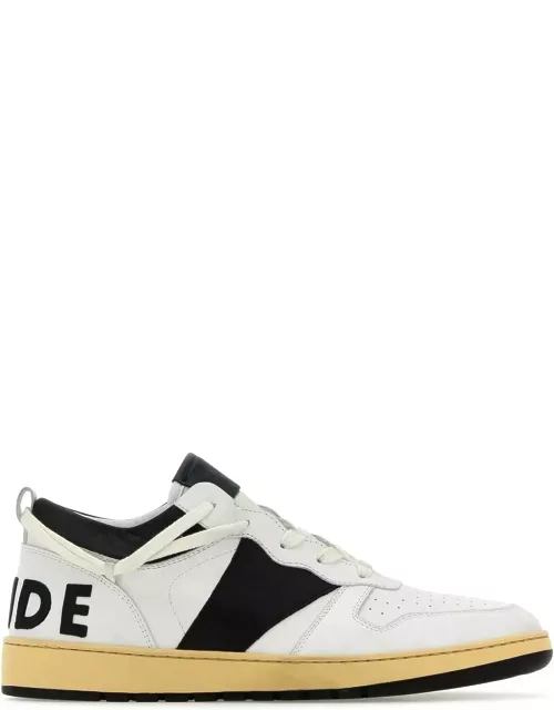 Rhude Two-tone Leather Rhecess Sneaker