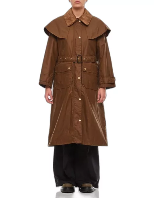 Barbour Fellbeck Waxed Cotton Trench Coat