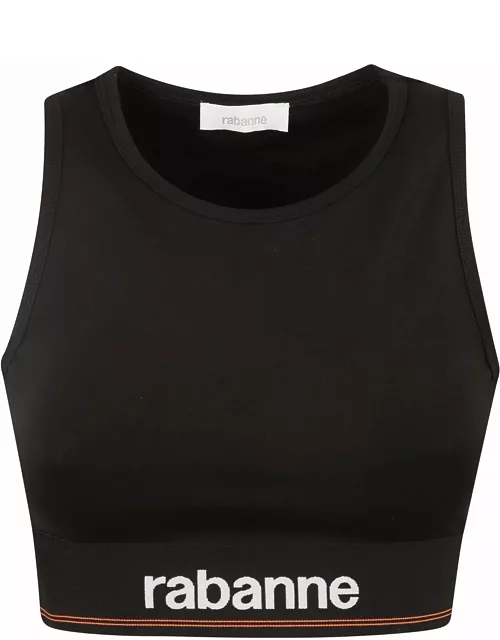 Paco Rabanne Sleeveless Cropped Top