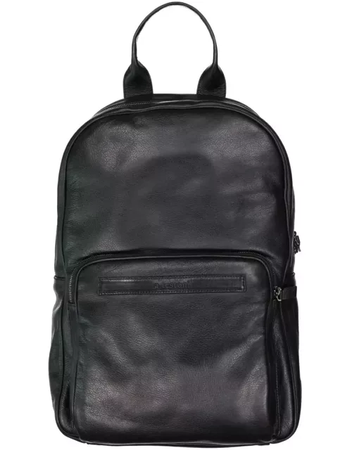 a.testoni Leather Backpack