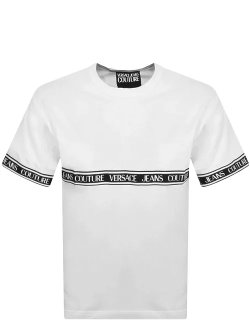 Versace Jeans Couture Tape T Shirt White