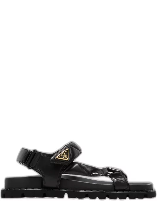 Fussbet Quilted T-Strap Sporty Sandal