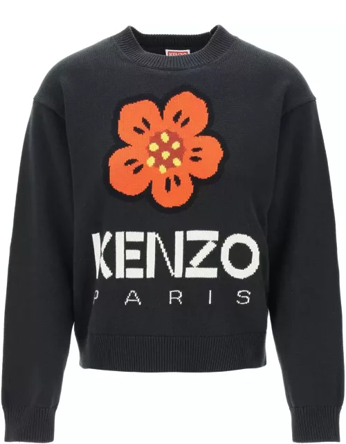 KENZO bokè flower sweater in organic cotton