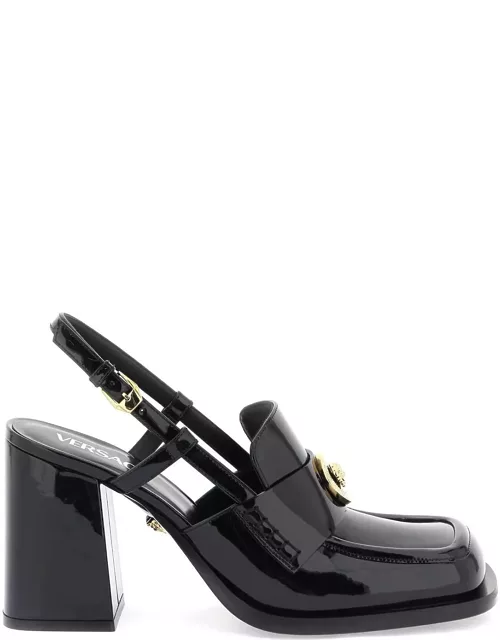 VERSACE patent leather pumps loafer
