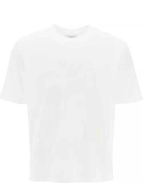 LANVIN embroidered logo t-shirt