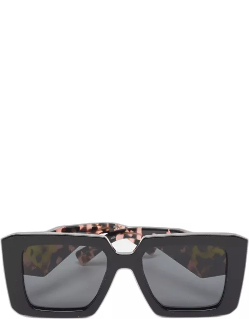 Prada Black/Pink SPR23Y Symbole Square Sunglasse