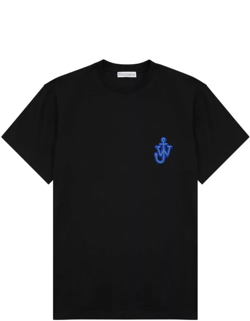 JW Anderson Logo Cotton T-shirt - Black