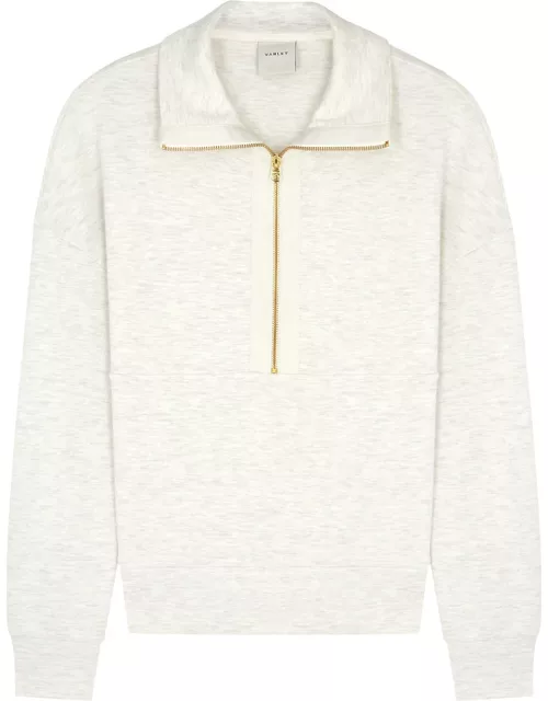 Varley Keller Jersey Half-zip Sweatshirt - Ivory - L (UK14 / L)