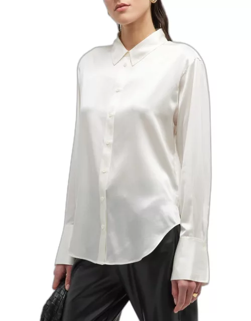 The Standard Silk Button-Front Shirt