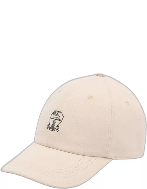 Men's Crest Logo Denim Baseball Hat