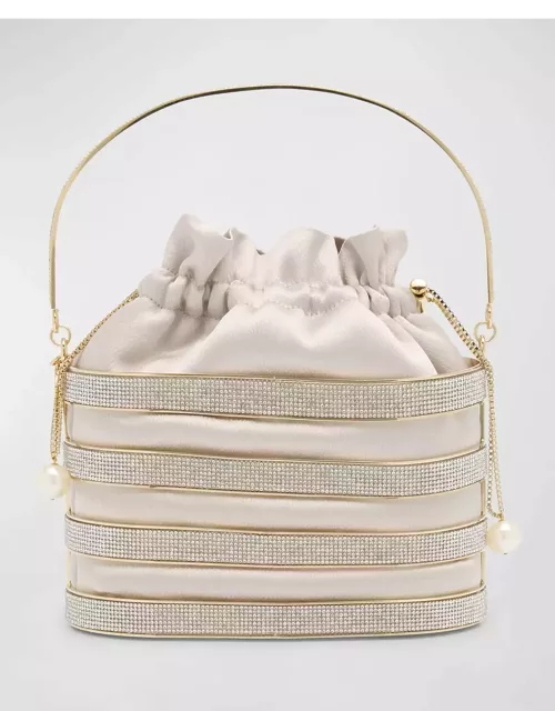 Holli Astoria Striped Top-Handle Bag