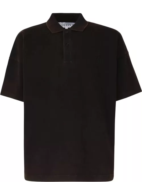 J.W. Anderson Polo Shirt With Anchor Embroidery