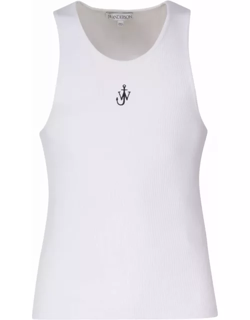 J.W. Anderson Anchor Tank Top With Embroidery