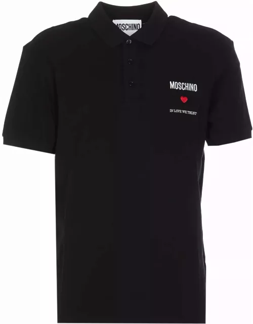 Moschino In Love We Trust Polo Shirt