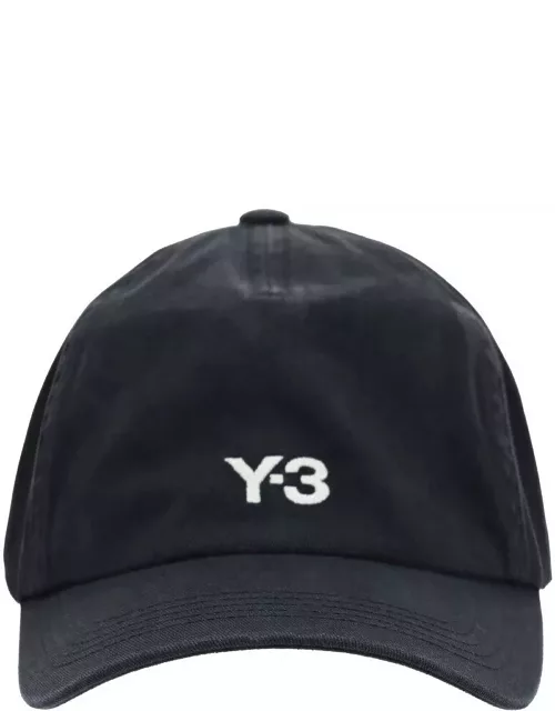 Y-3 Logo Embroidered Baseball Cap