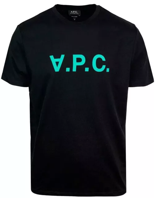 A.P.C. Logo Detailed Crewneck T-shirt