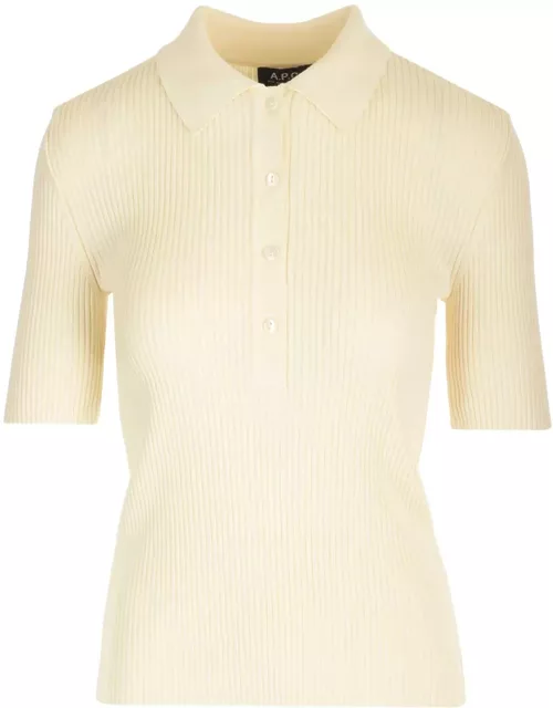 A.P.C. Ivory danae Polo Shirt