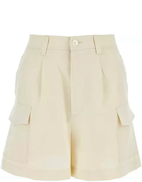 Pleat-detailed Shorts Woolrich