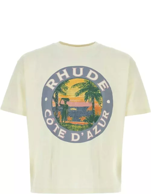 Rhude Sand Cotton Lago T-shirt