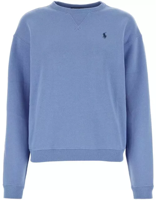 Ralph Lauren Cerulean Blue Cotton Blend Sweatshirt