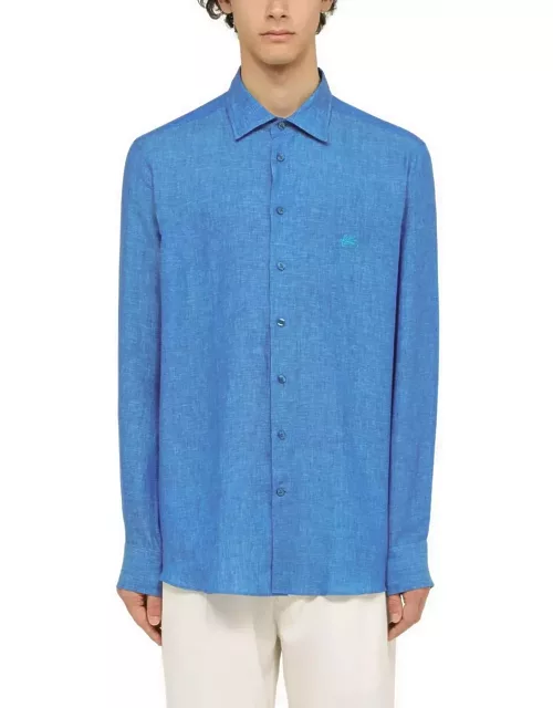 Etro Light Blue Linen Shirt