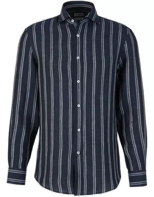 Brunello Cucinelli Stripe Detailed Button-up Shirt