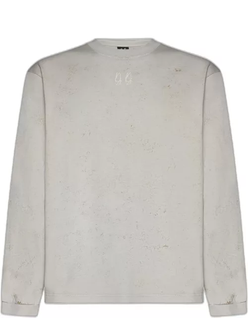 44 Label Group Back Holes Cotton Sweatshirt