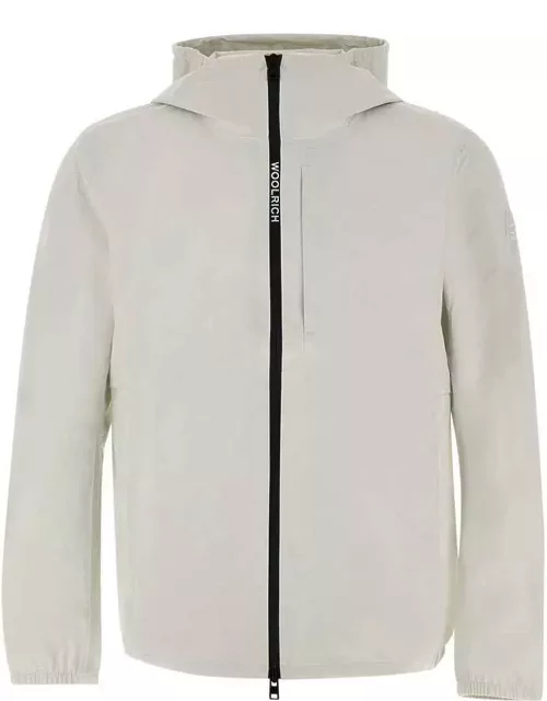 Woolrich Logo-patch Hooded Zipped Jacket