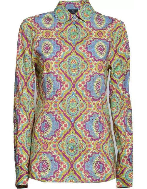 Etro Graphic Printed Buttoned Shirt