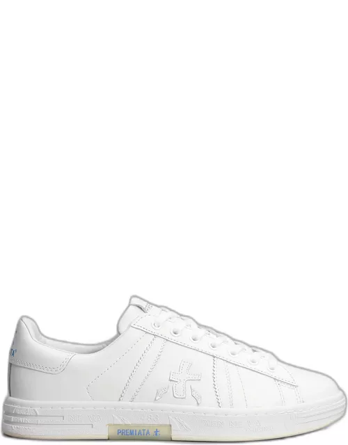 Premiata Russell Sneakers In White Leather