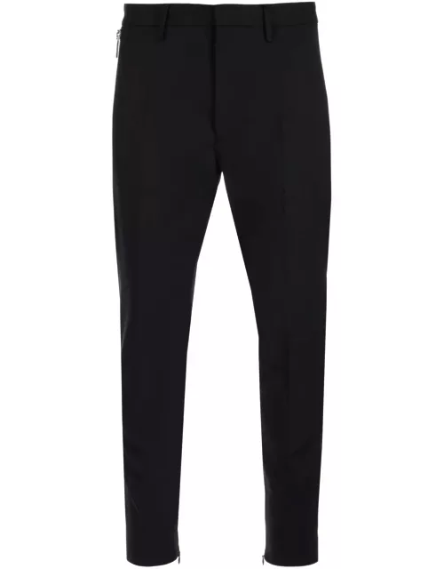 Dsquared2 Black Cropped Trouser