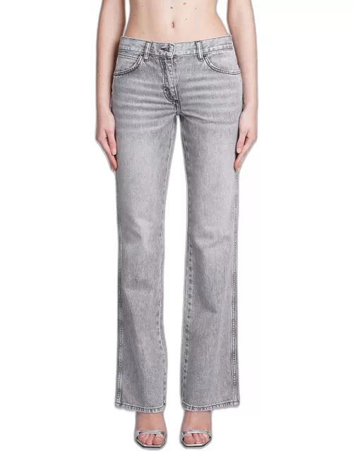 IRO Barni Jeans In Grey Cotton