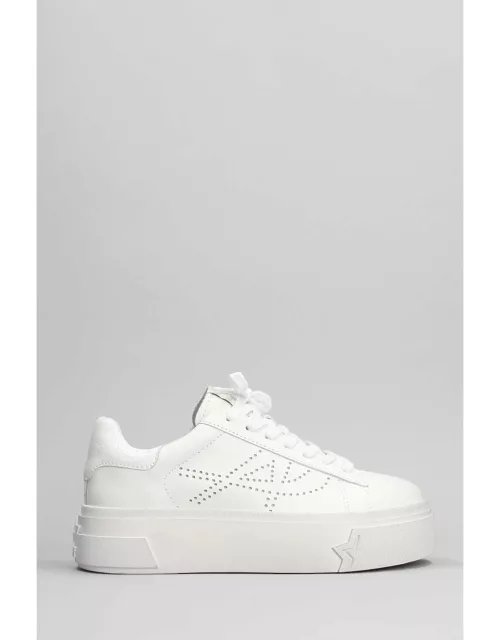 Ash Santana Sneakers In White Leather
