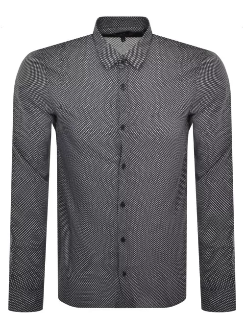 Armani Exchange Long Sleeve Shirt Navy
