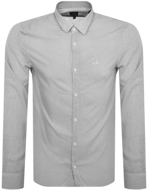 Armani Exchange Long Sleeve Shirt White