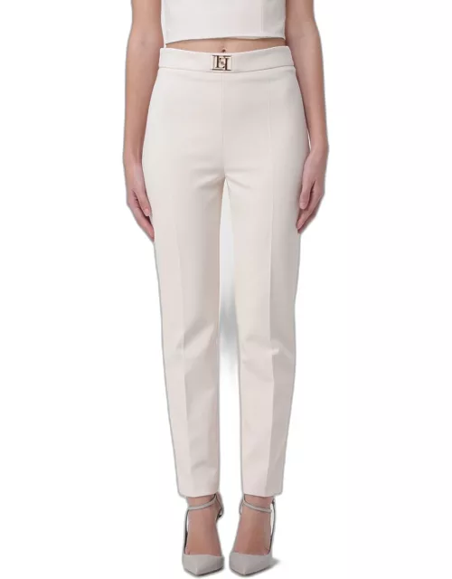 Trousers ELISABETTA FRANCHI Woman colour White