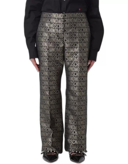 Trousers MOSCHINO COUTURE Woman colour Gold