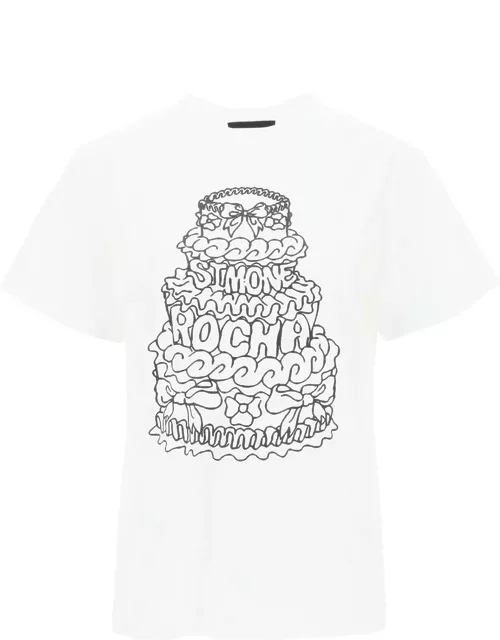 SIMONE ROCHA cake crewneck t-shirt