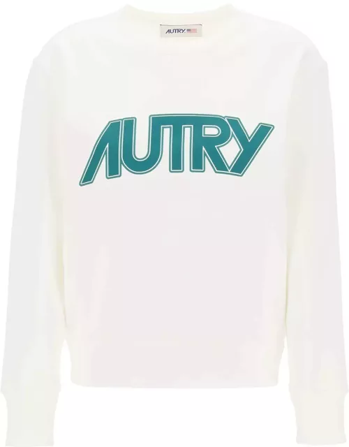 AUTRY sweatshirt with maxi logo print