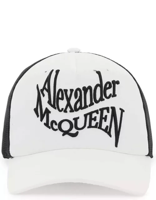 ALEXANDER MCQUEEN embroidered logo baseball cap with