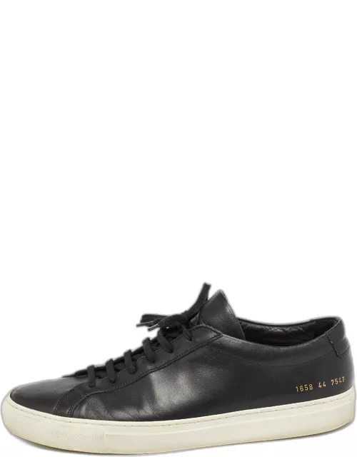 Common Projects Black Leather Achilles Sneaker