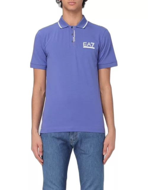 Polo Shirt EA7 Men colour Blue