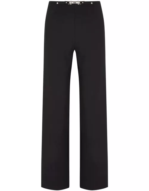High Proceed Straight-leg Jersey Trousers - Black - 42 (UK10 / S)