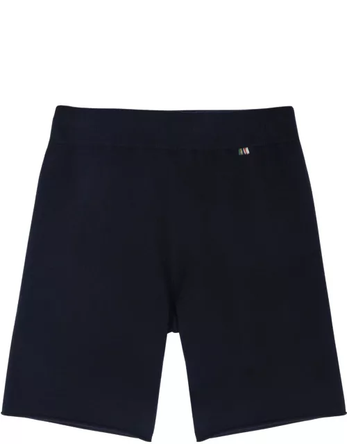 Extreme Cashmere N°240 Laufen Cashmere-blend Shorts - Navy - One