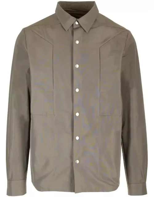 Rick Owens Fogpoket Dove Grey Shirt