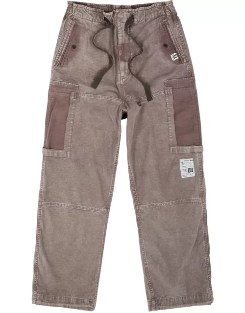 Maison mihara yasuhiro Faded Cotton Cargo Trousers - Grey - 46 (IT46 / S)