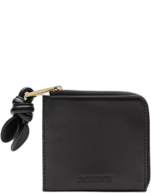 Le Porte Zip Leather Wallet